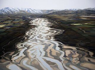 Rakaia braided River. Canterbury